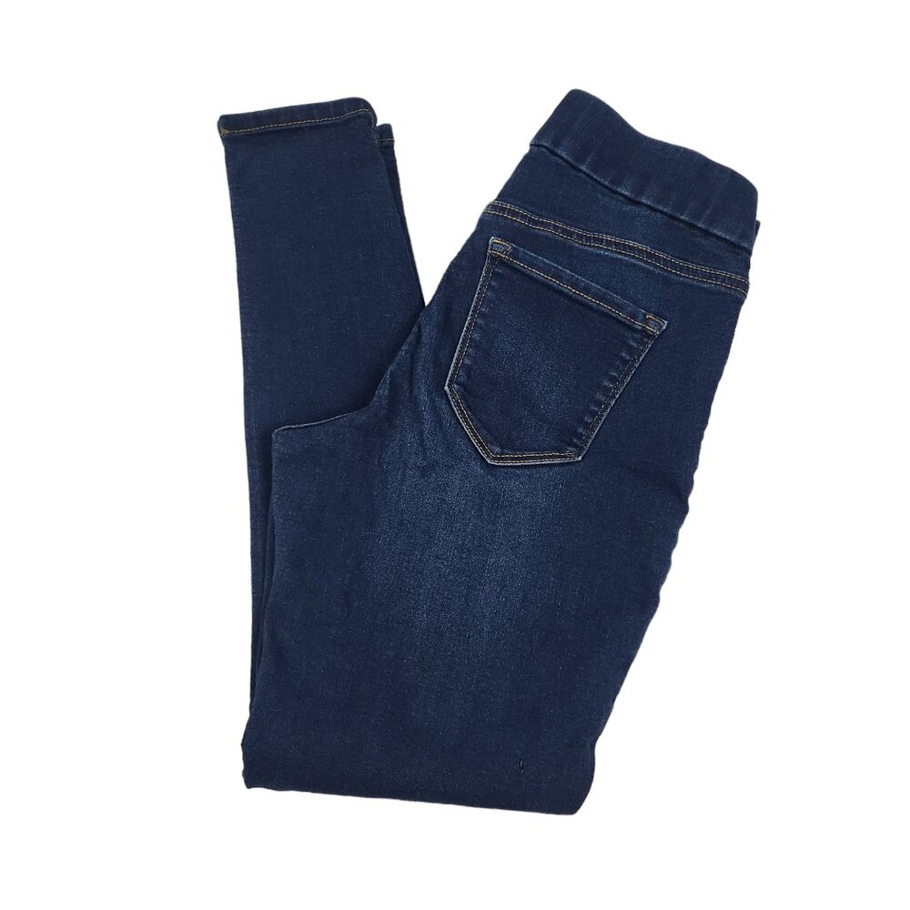 Nine West Heidi Pull-On Skinny Jeans Size 4 Dark Wash Denim